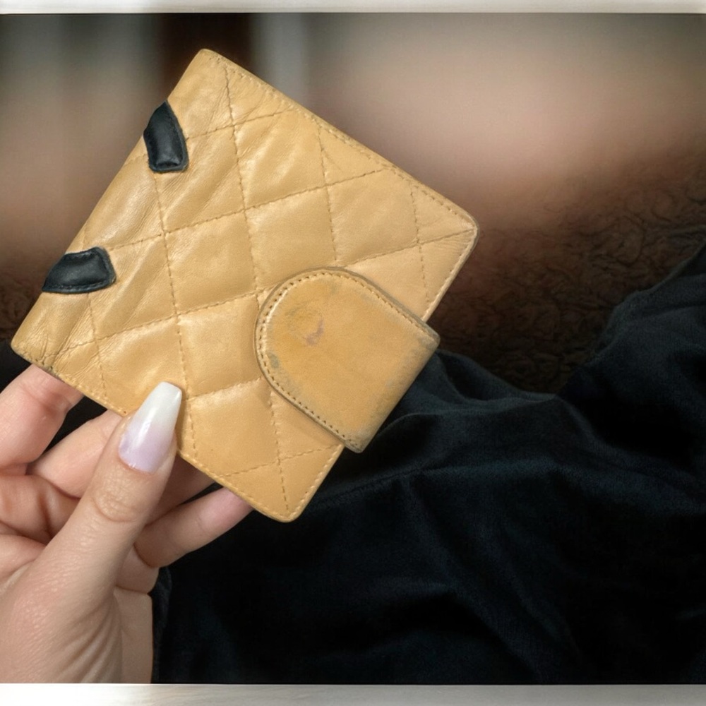 Chanel Quilted Cambone Calfskin Bi-fold Wallet - Picture 2 of 14
